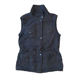 Michael Kors Vest Sleeveless Jacket Top Womens Medium Black